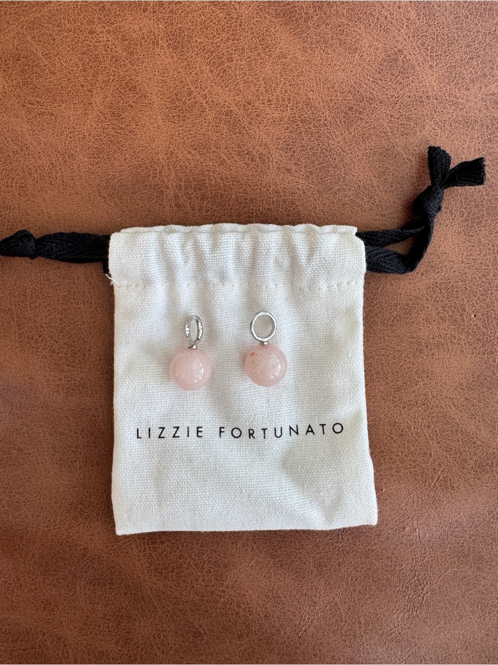 Lizzie Fortunato Pink Earring Charms